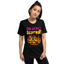 Load image into Gallery viewer, spooky halloween t-shirt with scary graphic for october night wear