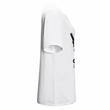 Load image into Gallery viewer, "Plain white crewneck t-shirt - perfect blank canvas for customization or simple style"