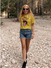 Load image into Gallery viewer, Lightweight Yellow T-Shirt for Women – Travel-Friendly & Wrinkle-Resistant