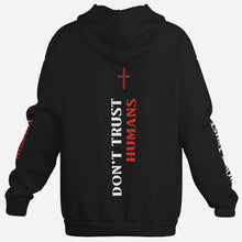 Load image into Gallery viewer, Men's zip-up crow hoodie - adjustable fit for layering