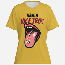 Load image into Gallery viewer, Stylish Polka Dot Yellow Tee – Comfortable Summer Shirt for Women