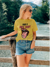 Load image into Gallery viewer, Stylish Polka Dot Yellow Tee – Comfortable Summer Shirt for Women