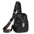 Womens Soft Leather Casual All-Match ShoulderCrossbody Bag Raven’s Echo Hoodie