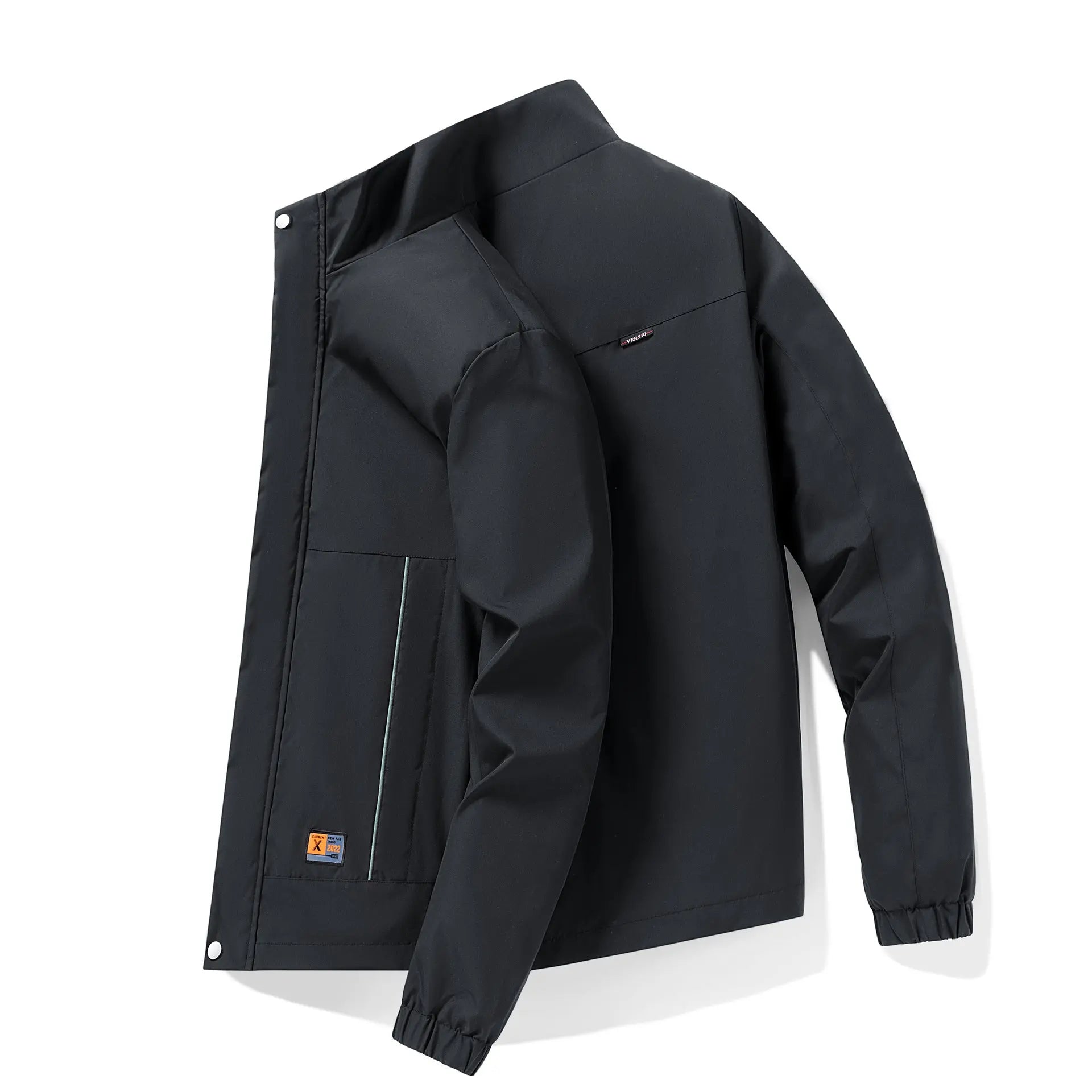 Casual Jacket With Stand Collar Autumn Style For Men Raven’s Echo Hoodie