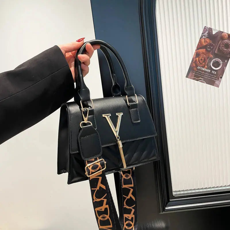 Womens Fashion Solid-Color Tassel Crossbody Bag Raven’s Echo Hoodie