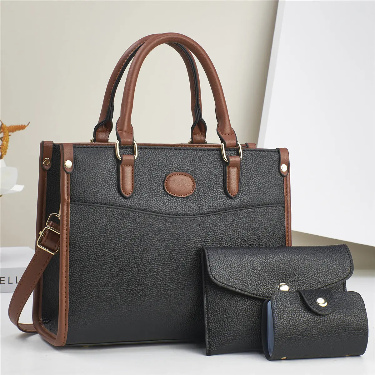 Stylish Three-Piece Shoulder Bag Set For Women Mother-and-Child Bags Raven’s Echo Hoodie