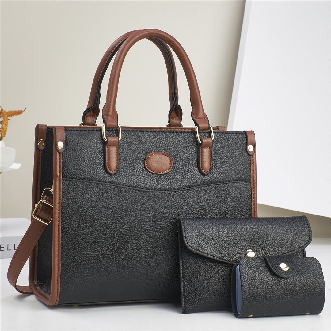 Stylish Three-Piece Shoulder Bag Set For Women Mother-and-Child Bags