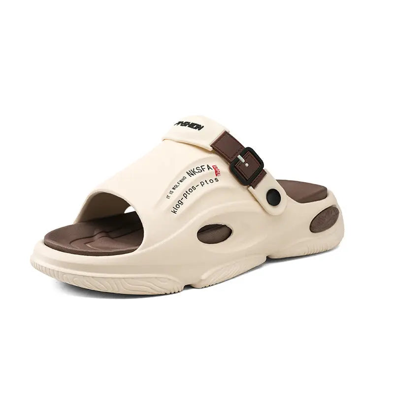 Mens Summer Outdoor Slippers With A Non-slip Step-on-poop Feel Raven’s Echo Hoodie