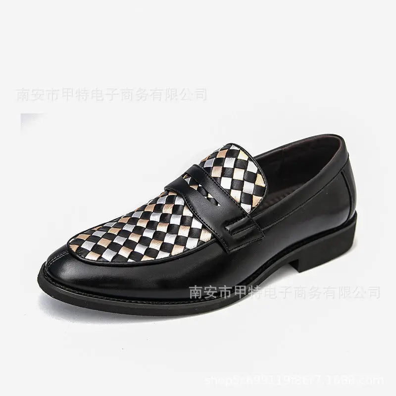 Mens Casual Pointed-toe Leather Shoes Raven’s Echo Hoodie