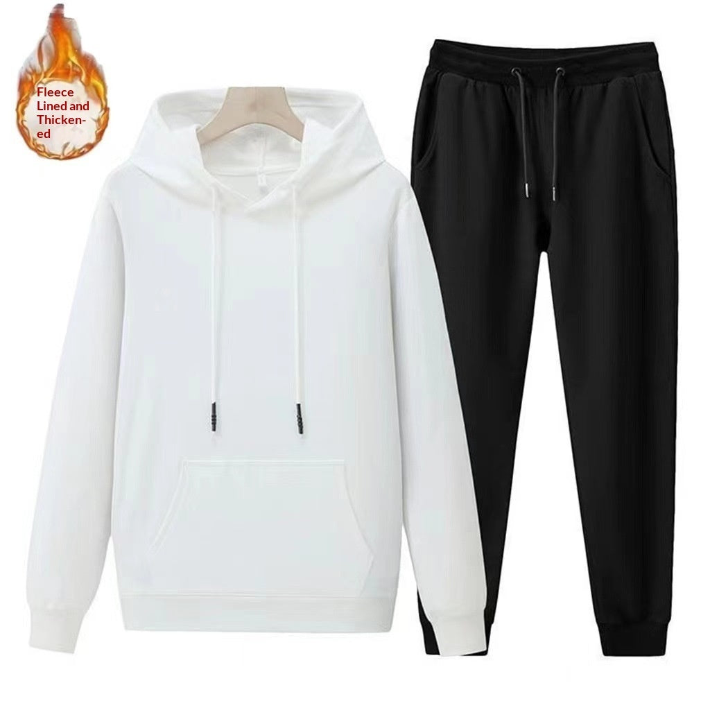 Men's Fleece Lined Hoodie For Winter