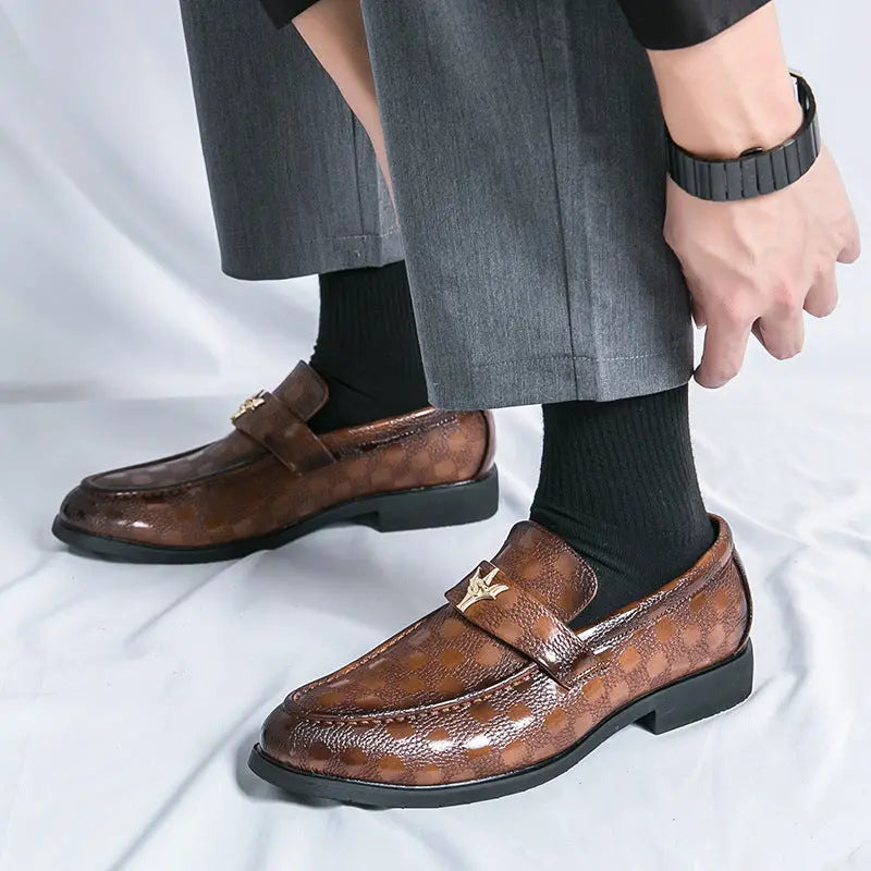 Mens Business Dress Leather Shoes For Summer And Autumn Raven’s Echo Hoodie