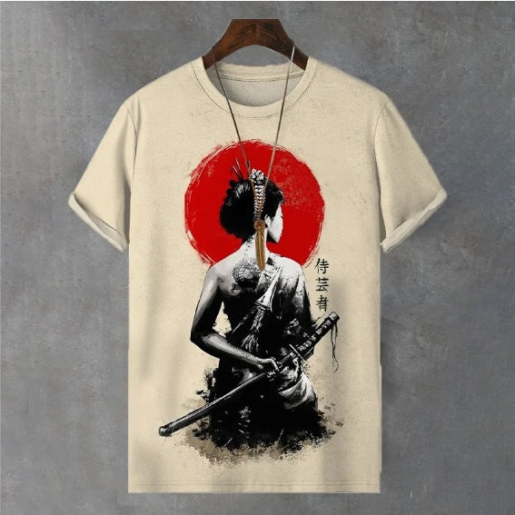 Men's 3D Printed T-Shirt Fashionable Short-Sleeve Top