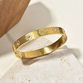 Retro Sunflower Diamond-Encrusted Bracelet Gold Polished Cuff Raven’s Echo Hoodie