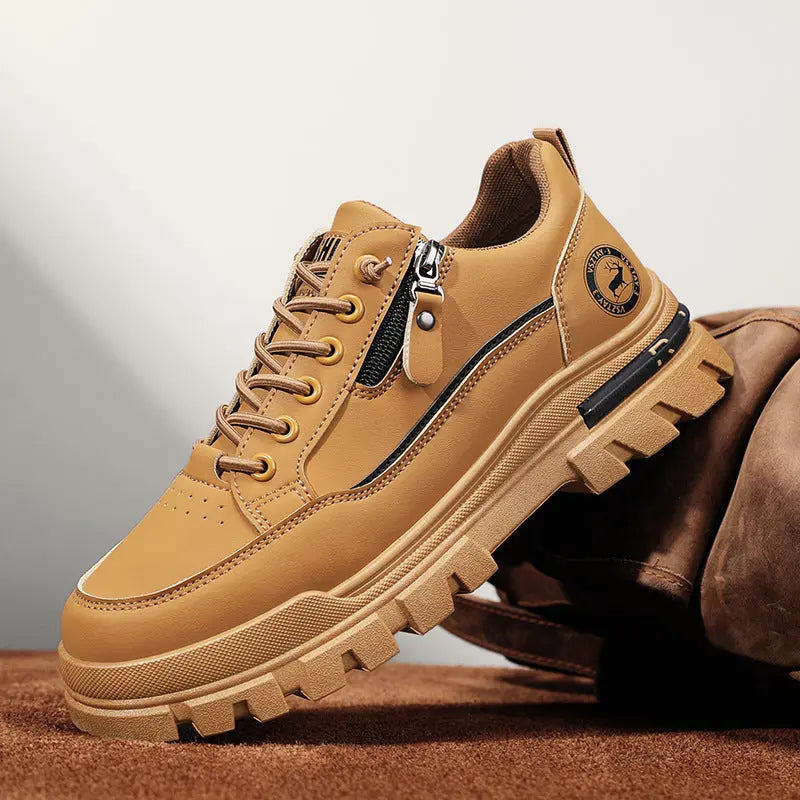 Versatile Mens Chunky Soled Sneakers Raven’s Echo Hoodie