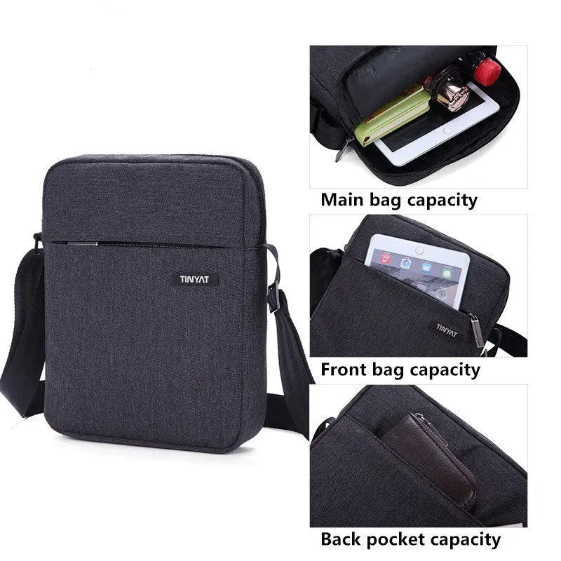 Casual men's shoulder bag men's messenger shoulder bag Raven’s Echo Hoodie