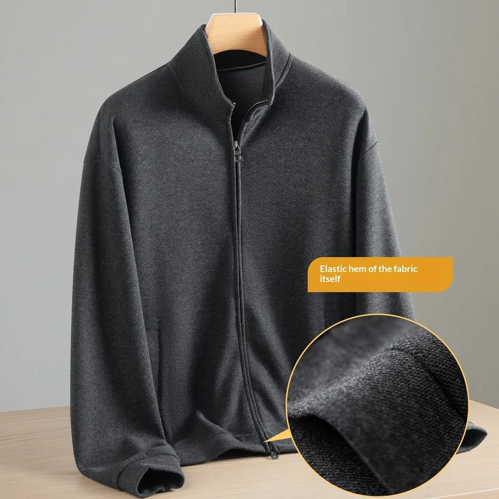 Men's Fashion Casual Stand-Collar Sweatshirt Sports Suit Raven’s Echo Hoodie