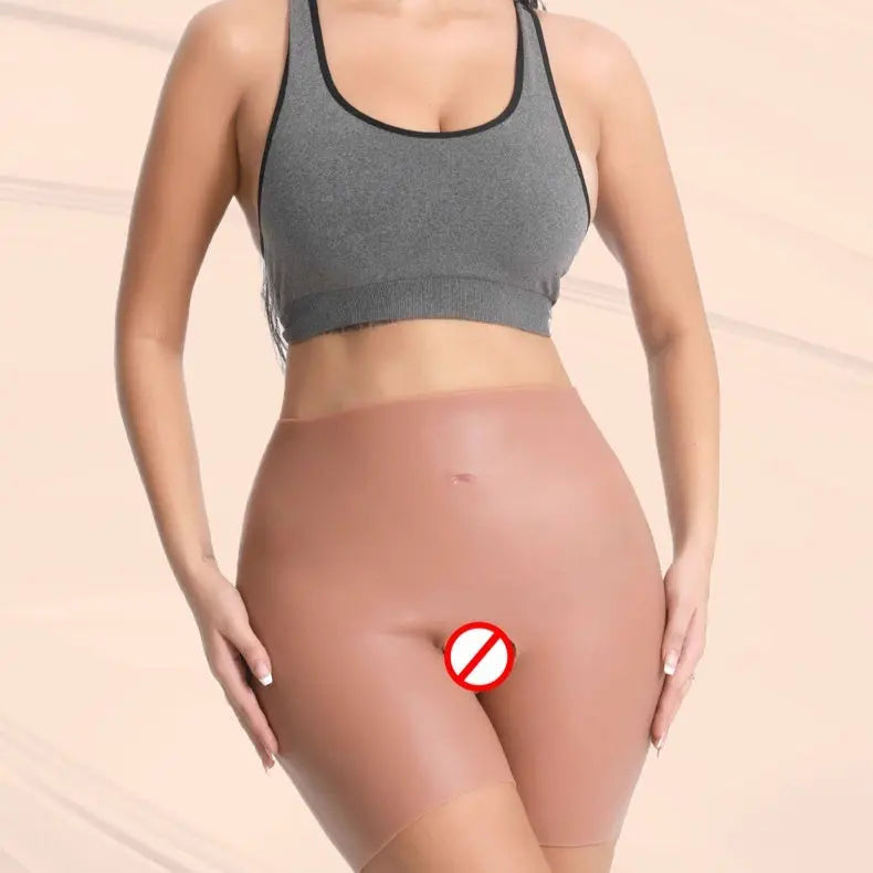 Gathered Butt-Lifting Crotch-Opening Pure Silicone Fake Buttocks Pants Raven’s Echo Hoodie