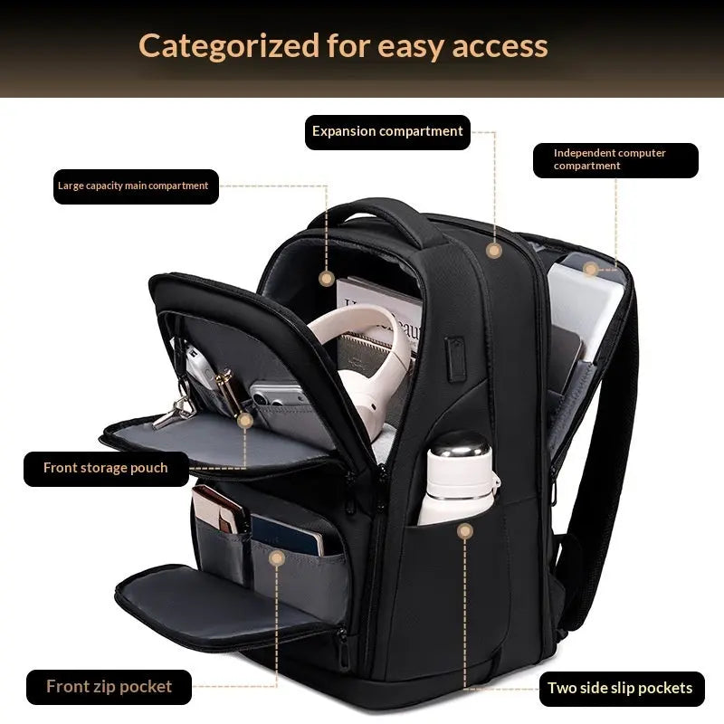 Unisex Business Commuter Backpack For Middle School Students And Laptop Users Raven’s Echo Hoodie