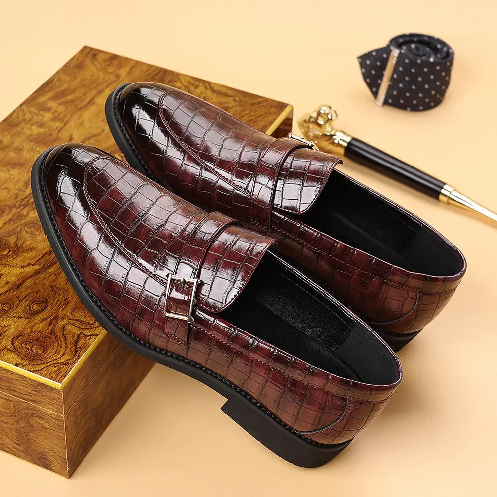 Mens Stylish Casual Plus-size Leather Shoes Raven’s Echo Hoodie