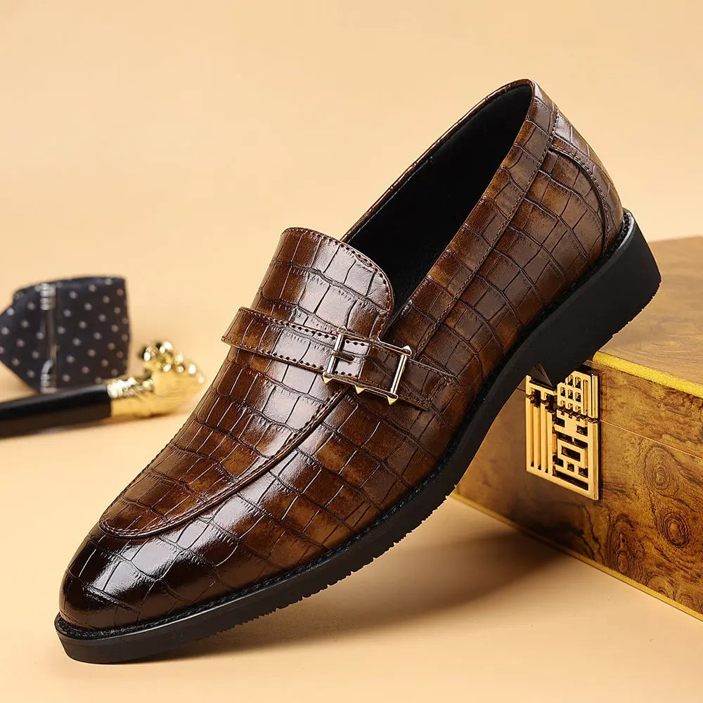 Mens Stylish Casual Plus-size Leather Shoes Raven’s Echo Hoodie