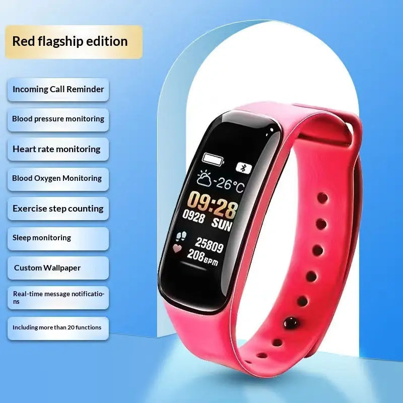 Smart Multifunctional Fitness Pedometer Alarm Clock Bluetooth Watch Raven’s Echo Hoodie