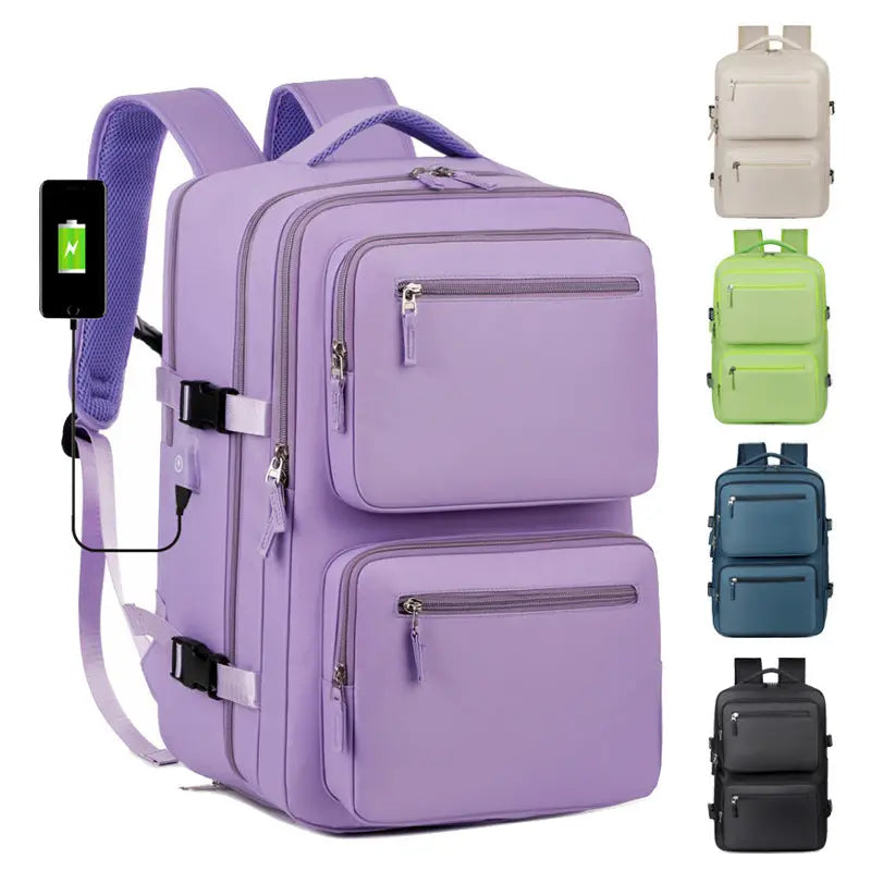 Mens Large-Capacity Business Backpack With Dry-Wet Separation Compartments Raven’s Echo Hoodie