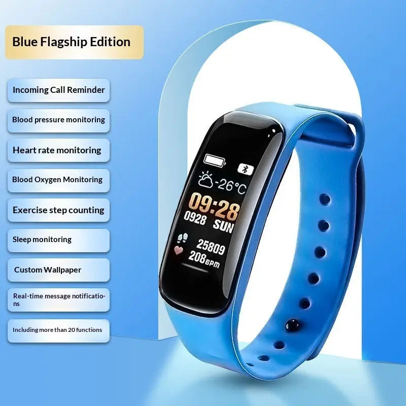 Smart Multifunctional Fitness Pedometer Alarm Clock Bluetooth Watch Raven’s Echo Hoodie