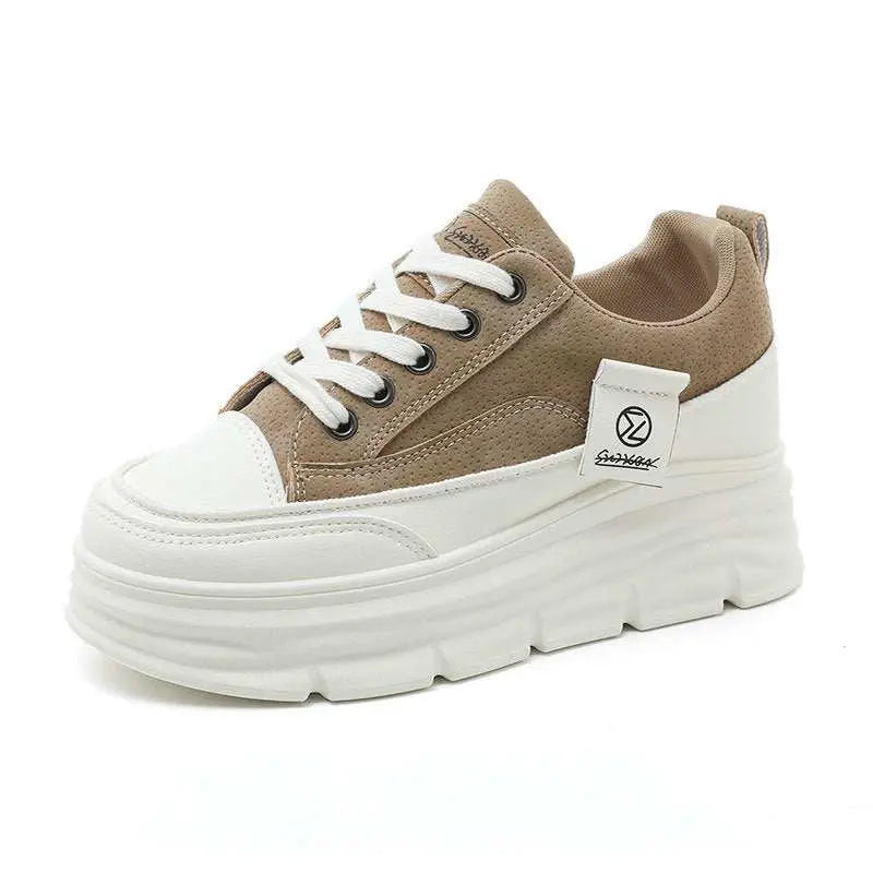 Women's Hidden-Heel Thick-Soled Durable All-Match Breathable Sneakers Raven’s Echo Hoodie