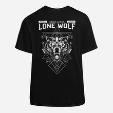 Load image into Gallery viewer, Durable lone wolf print shirt that keeps color after washing
