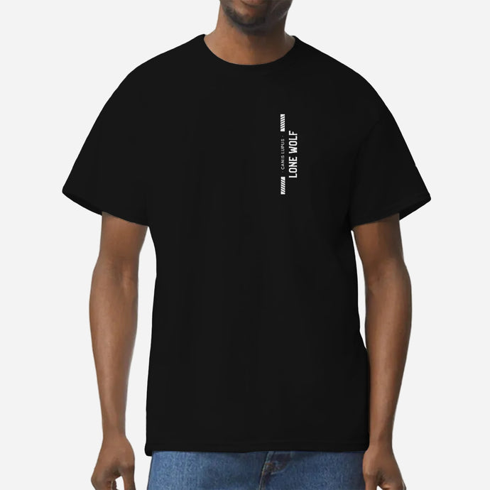 Ultra-soft Lone Wolf shirt with breathable heavy cotton design