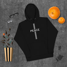 Load image into Gallery viewer, &quot;Trendy and comfortable Discover Peace Hoodie designed for men, women, and unisex fashion.&quot;
