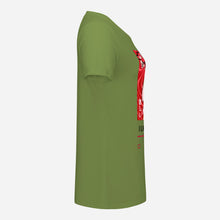 Load image into Gallery viewer, &quot;Wild Spirit T-shirt - Live For Danger Olive Casual Wear&quot;
