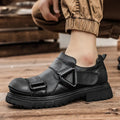 Work Boots Made From Full-grain Cowhide With A Round Toe And Low-cut Design Raven’s Echo Hoodie