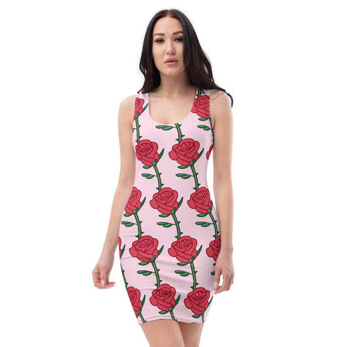 Red Flower Pink Dress: Floral Charm for Every Occasion