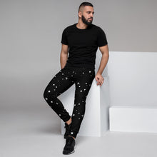 Load image into Gallery viewer, Black Joggers with Star Design: Athletic Comfort with a Cosmic Twist
