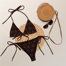 Load image into Gallery viewer, &quot;Tropical blossom bikini set, featuring vibrant floral patterns for a lively and stylish beachwear look.&quot;
