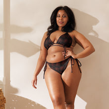 Load image into Gallery viewer, &quot;Delicate petal bikini ensemble, a graceful swimwear option highlighting the beauty of blooming flowers.&quot;
