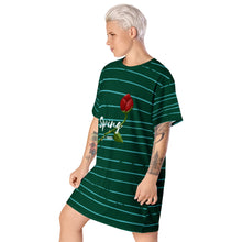 Load image into Gallery viewer, &quot;Trendy Spring Green T-shirt Dress for Spring Fashion&quot;
