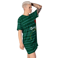 Load image into Gallery viewer, &quot;Casual Chic Spring Green T-shirt Dress Outfit&quot;
