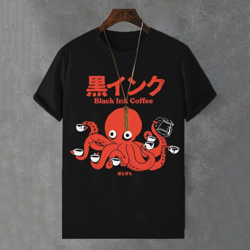 Men's 3D Printed T-Shirt Fashionable Short-Sleeve Top