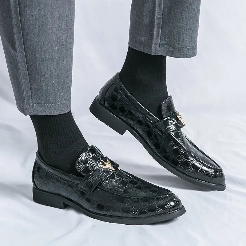 Mens Business Dress Leather Shoes For Summer And Autumn Raven’s Echo Hoodie