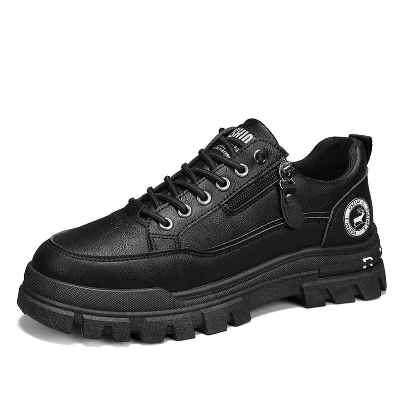Versatile Mens Chunky Soled Sneakers Raven’s Echo Hoodie