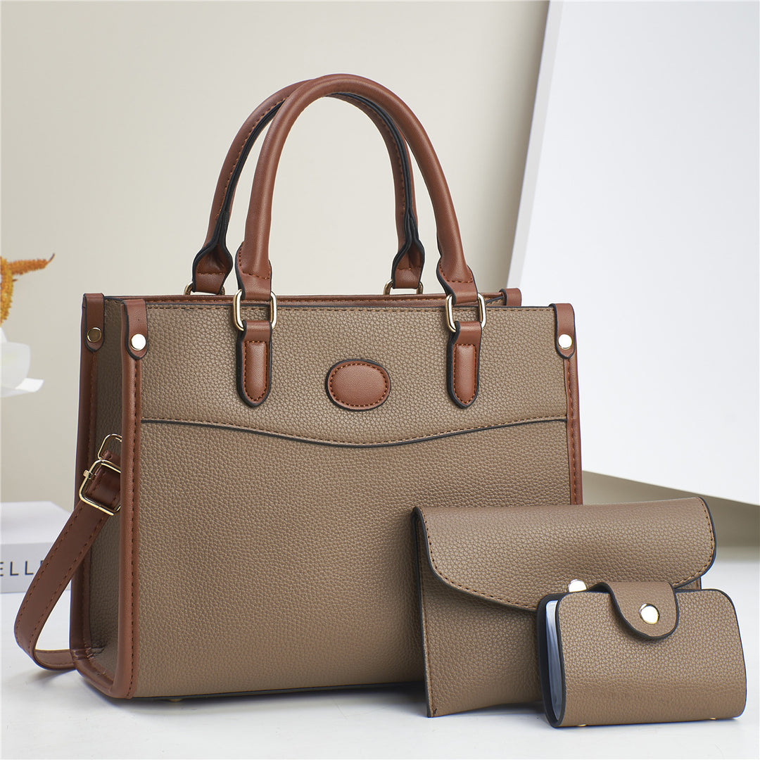 Stylish Three-Piece Shoulder Bag Set For Women Mother-and-Child Bags