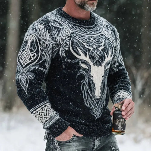 European Size Drop-shoulder Sleeve Casual Sports Hoodie Sweater Raven’s Echo Hoodie