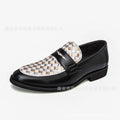 Mens Casual Pointed-toe Leather Shoes Raven’s Echo Hoodie