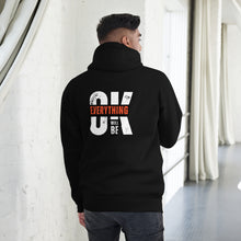 Load image into Gallery viewer, Unisex hoodie with positive message printed on chest
