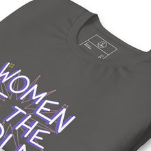 Load image into Gallery viewer, &quot;Contemporary green empowerment tee with a powerful message, celebrating the strength and influence of women.&quot;

