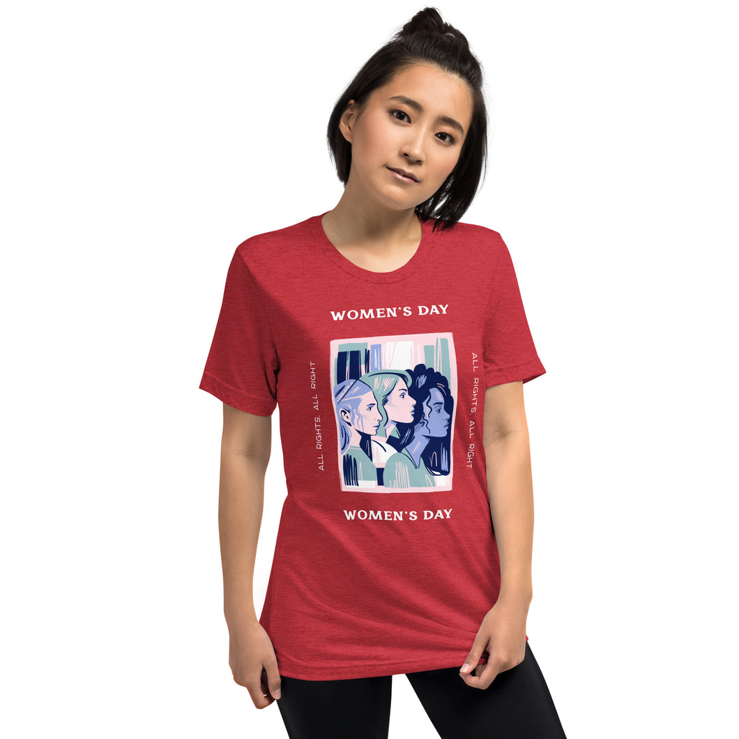 Women's Day Red T-Shirt: Empowering Apparel Choice